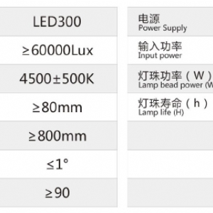 LED300/300 手术无影灯