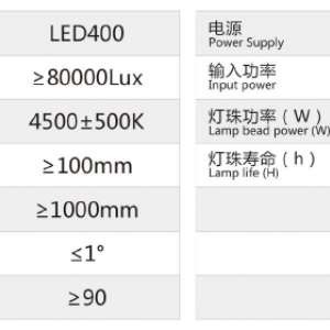 LED400/400 手术无影灯