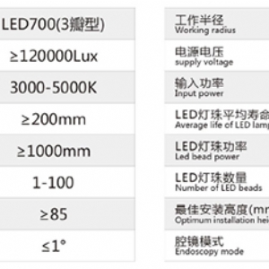 LED700/500（花瓣五棱5+3）手术无影灯